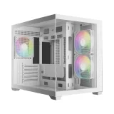 CASE GAMDIAS AURA GC10M V2 ARGB WHITE – MICRO TOWER | 3 FAN ARGB | GPU 400MM